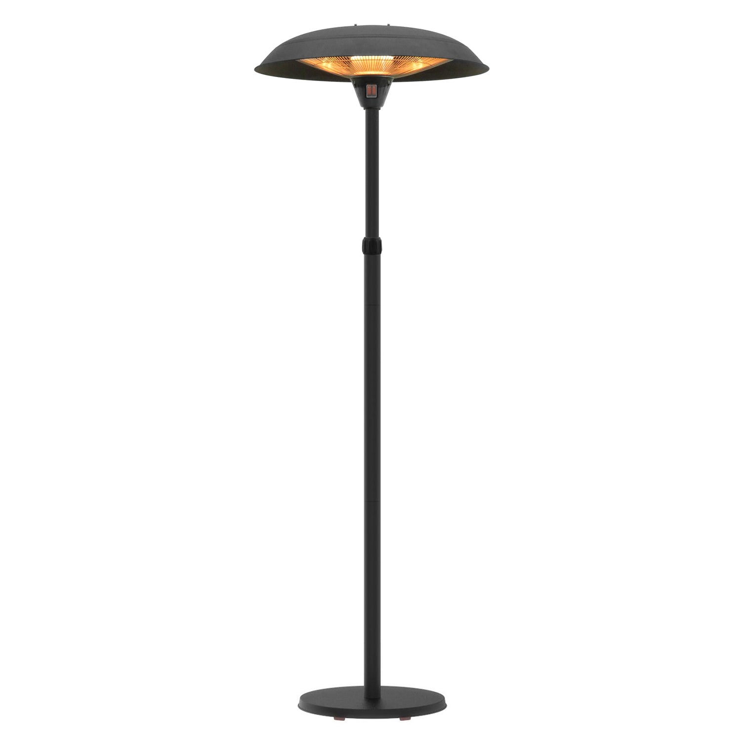 DICTROLUX - Stufa Elettrica da esterno Fungo Riscaldante Nero 3000 Watt