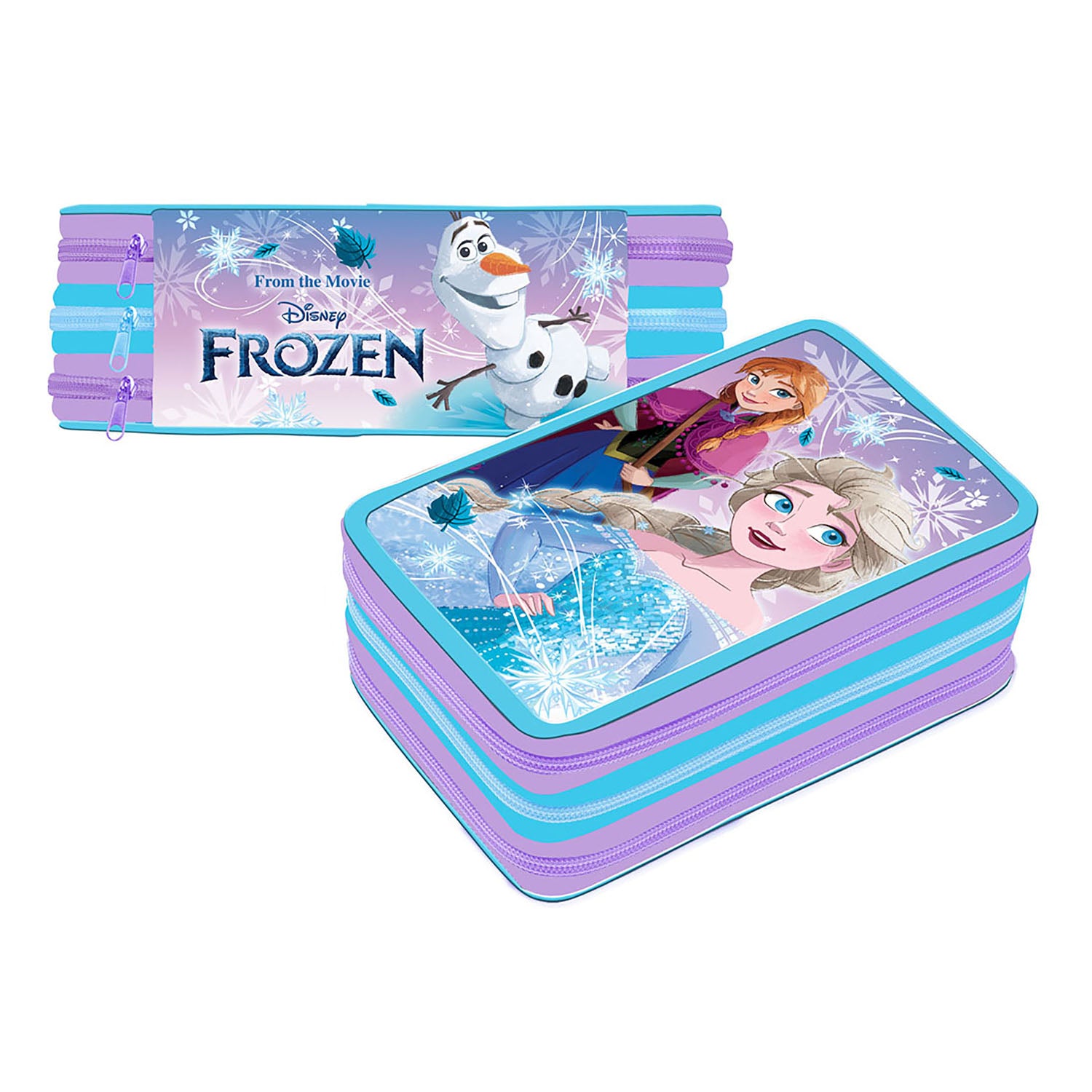 FUTURA - Astuccio 3 Zip Disney Frozen