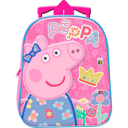 HAPPYSCHOOL - Zaino Trolley Peppa Pig Asilo Premium