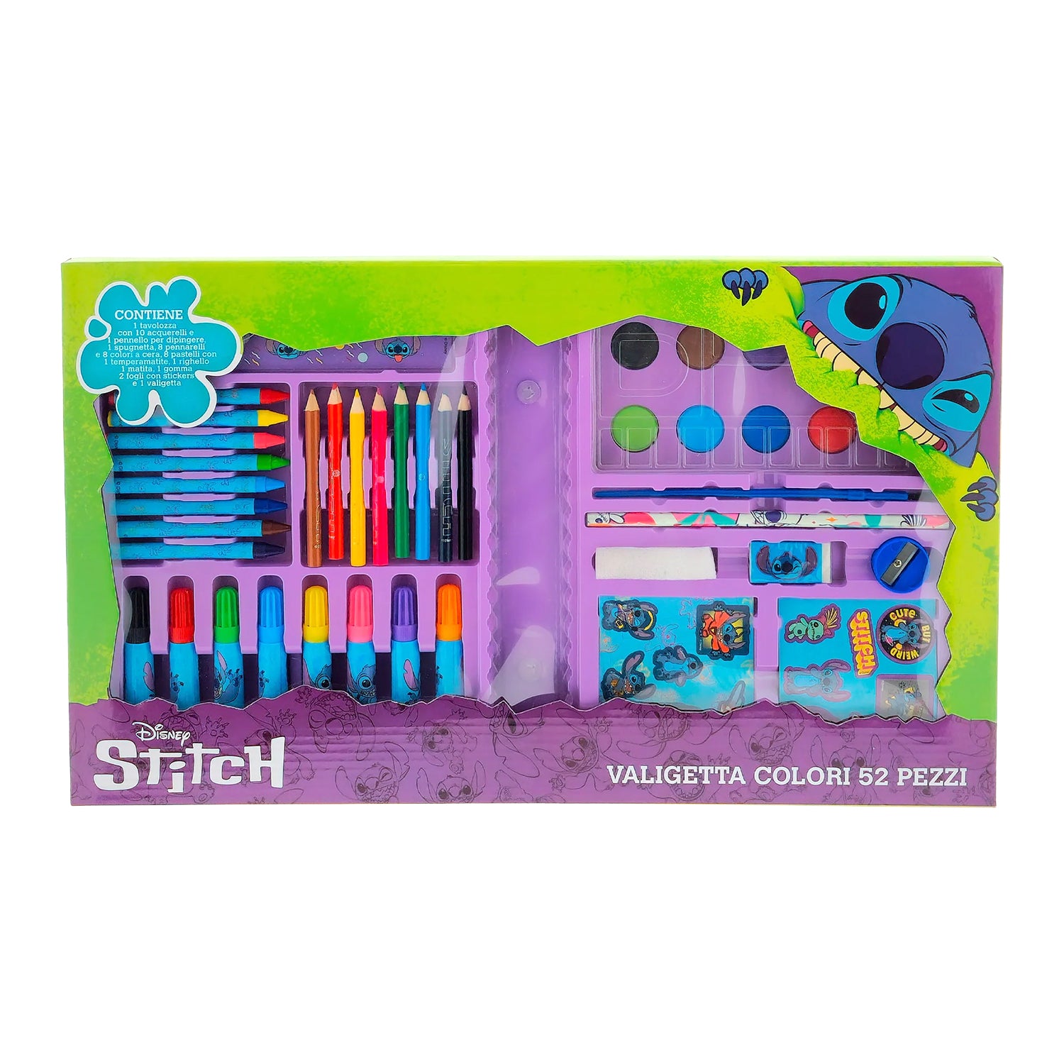 MC GROUP - Valigetta Colori Stitch Multicolor Creativo 52 Pezzi