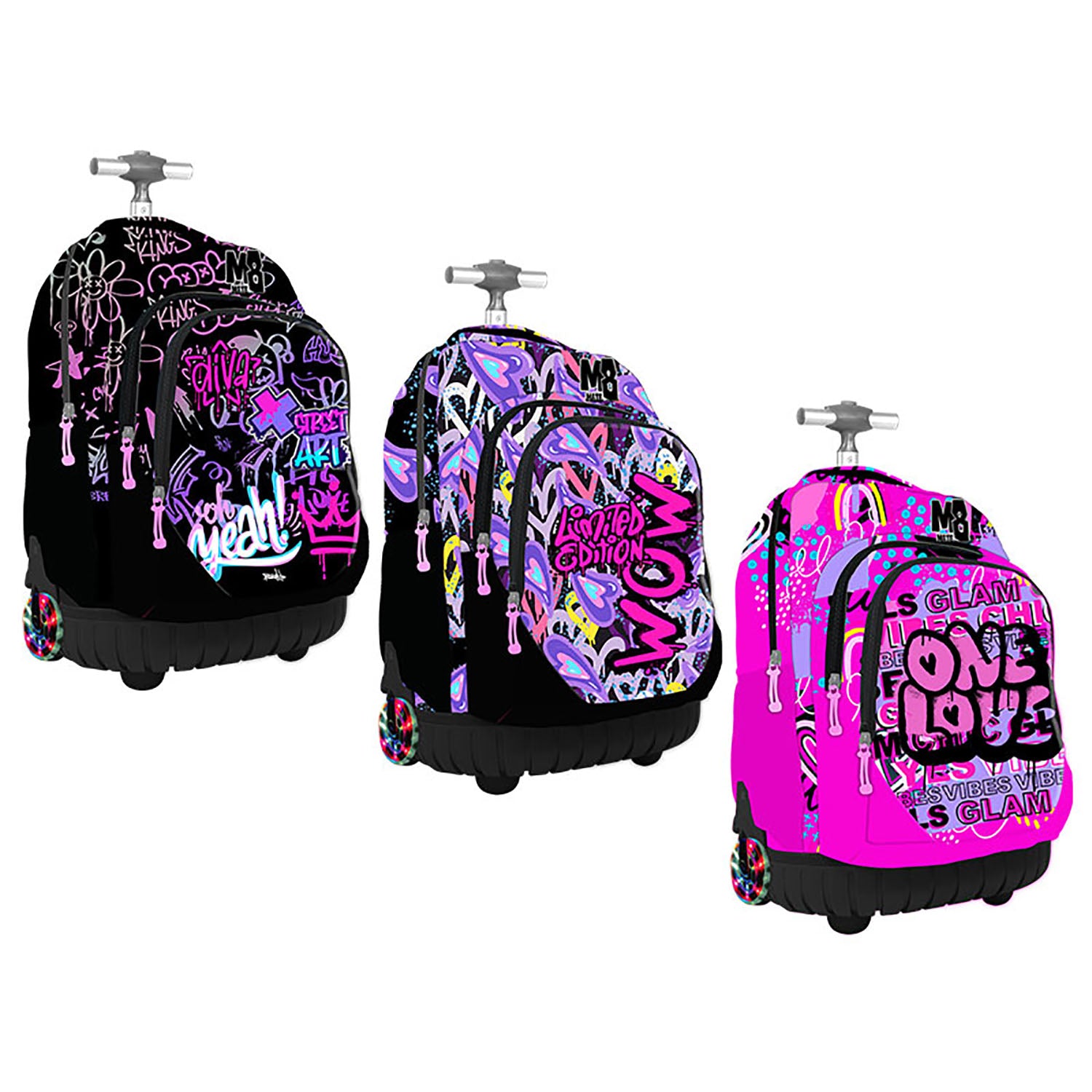 FUTURA - Zaino Trolley M8 Mate Girl - Scuola e Tempo Libero