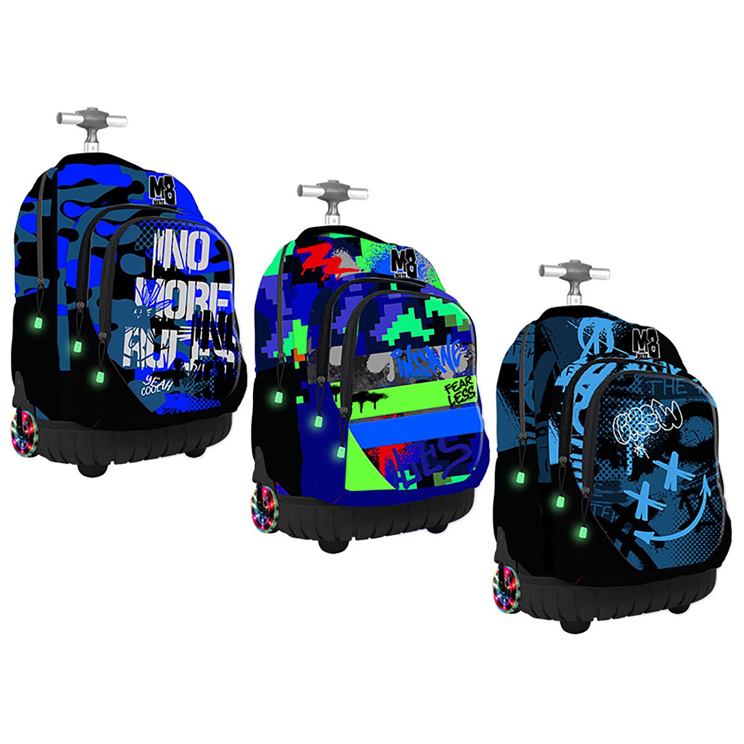 FUTURA - Zaino Trolley M8 Mate Boy - Scuola e Tempo Libero