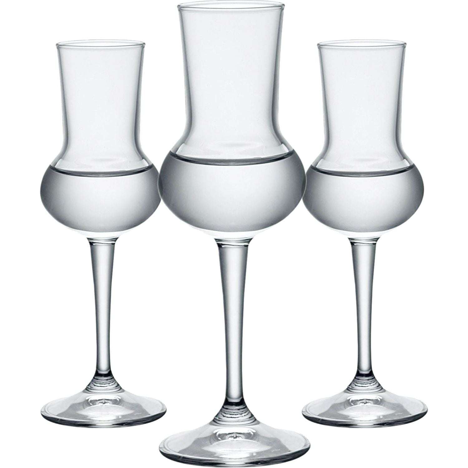 BORMIOLI - Calici in vetro da Grappa Restaurant 57,5 cl - set 3 pezzi