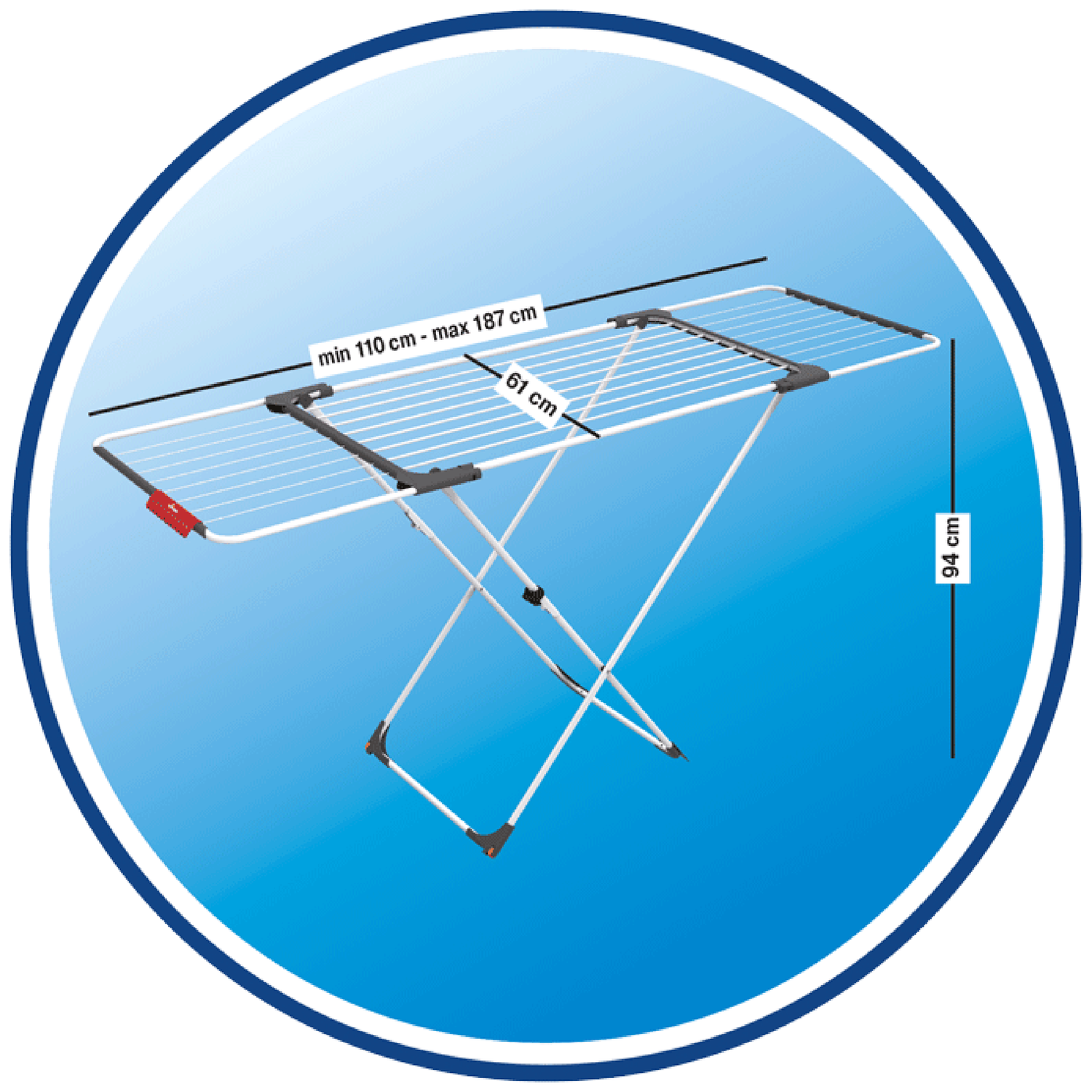 VILEDA - Stendibiancheria Surprise - 20 metri di stenditura