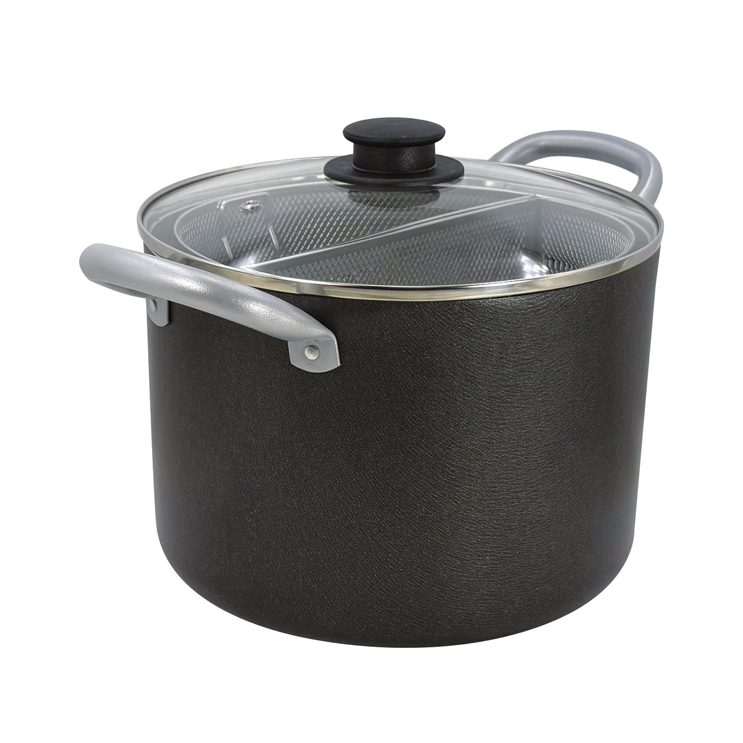 MAMÙ - Pentola Multiuso con Doppio Cestello Divisorio in Alluminio diametro 24 cm