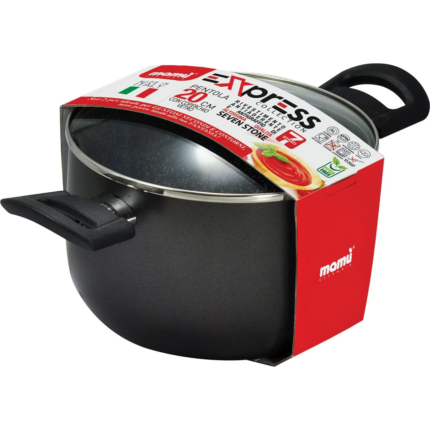 MAMÙ - Pentola con coperchio Linea Express diametro 20 cm