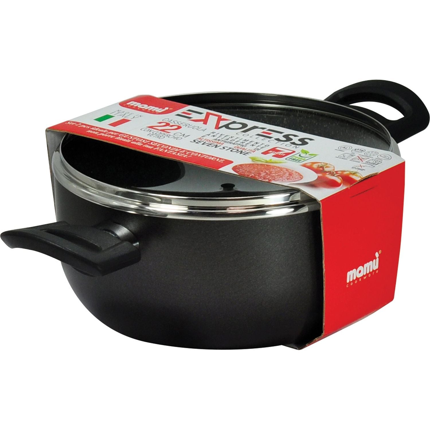 MAMÙ - Casseruola con coperchio Linea Express - diametro 22 cm