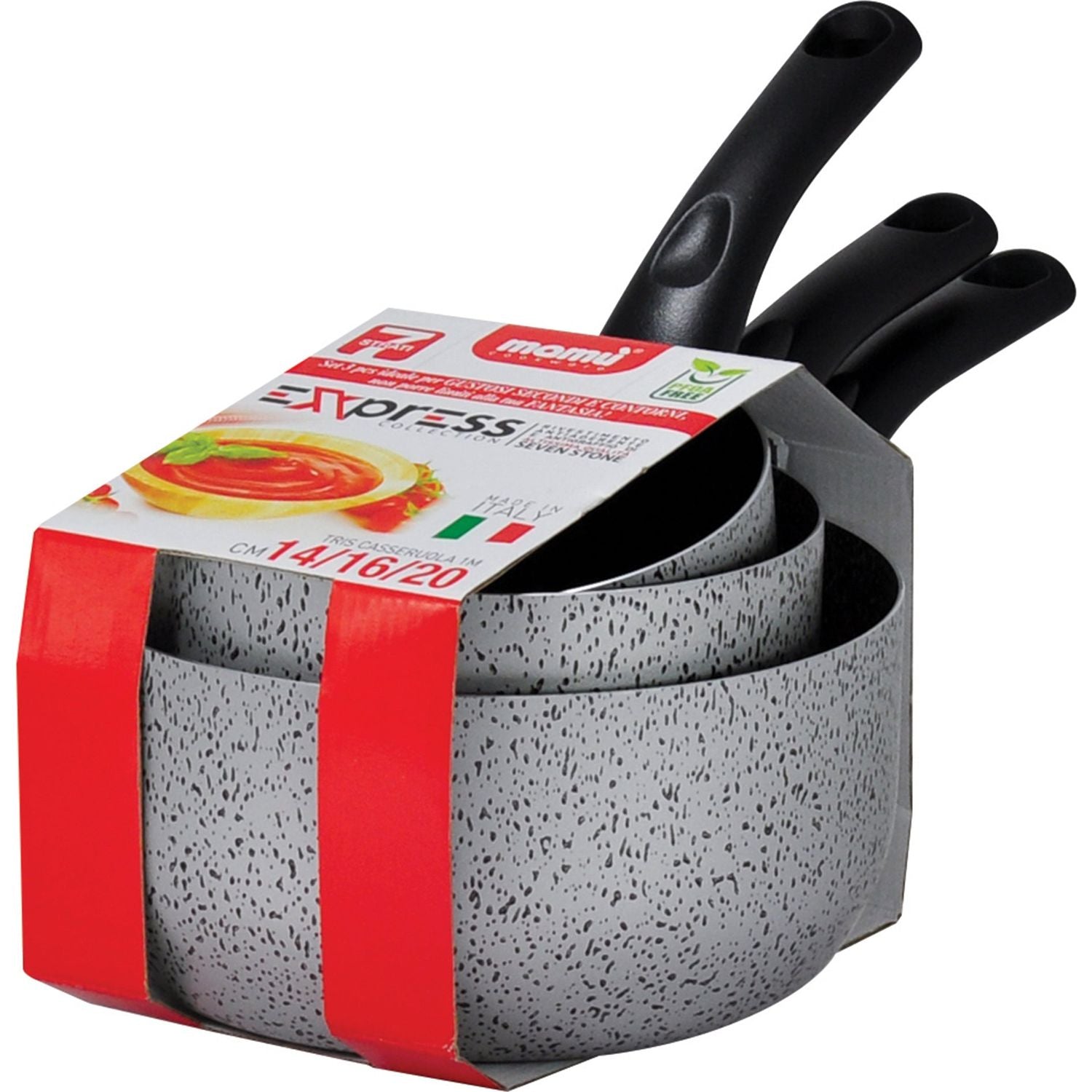 MAMÙ - Casseruola set 3 pezzi Linea Express - diametro 14/16/20 cm