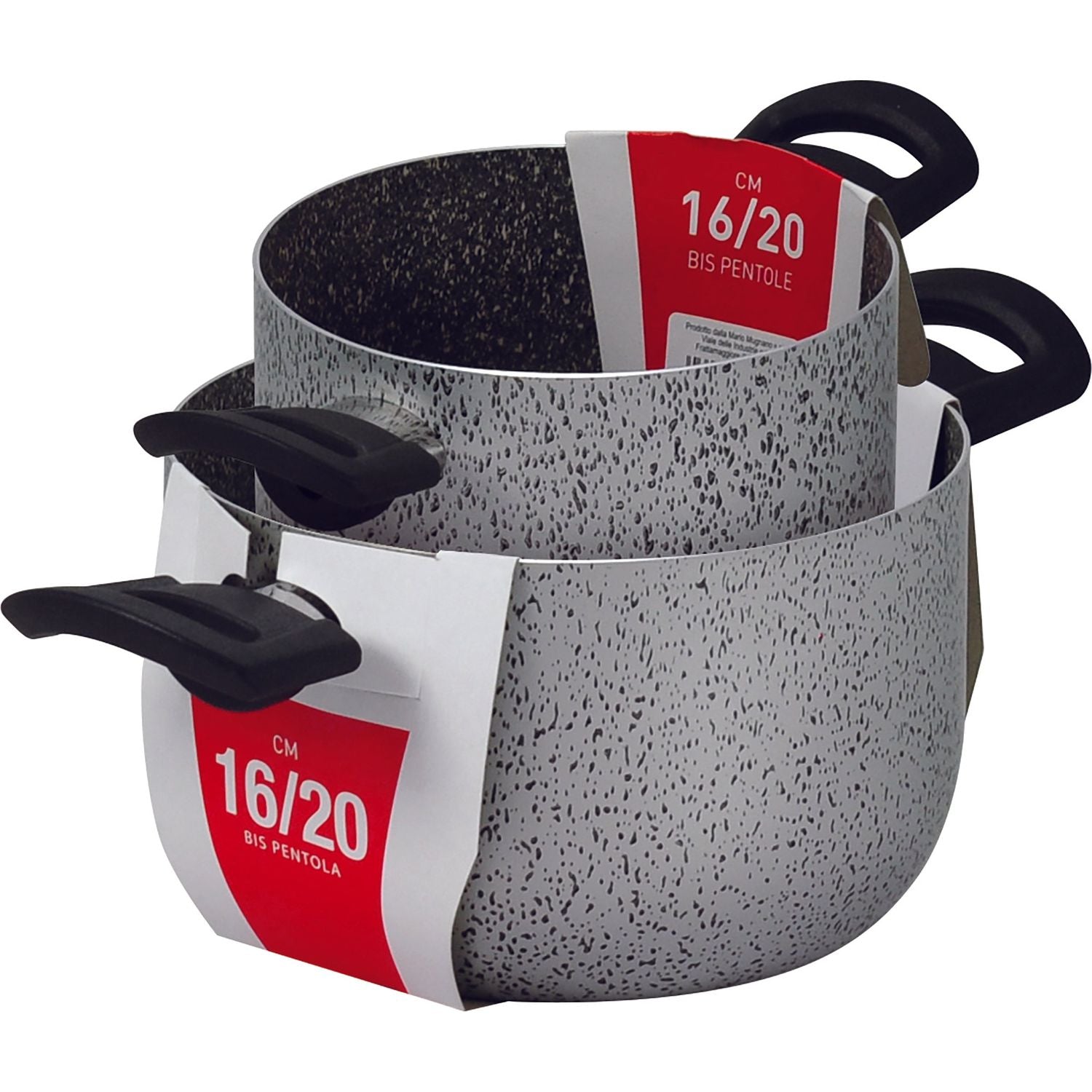 MAMÙ - Pentole set 2 pezzi Linea Express - diametro 16/20 cm