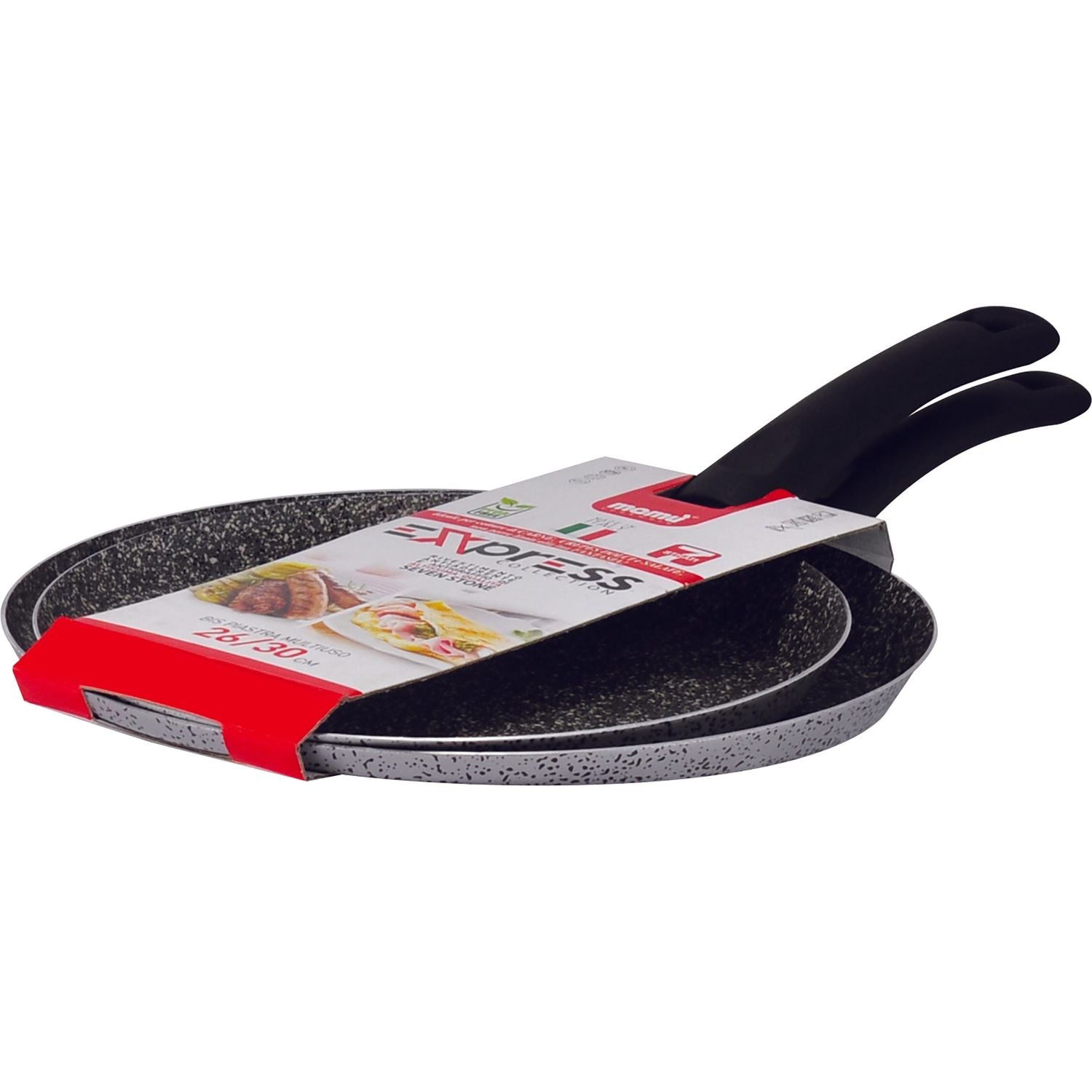 MAMÙ - Piastra multiuso set 2 pezzi Linea Express - diametro 26/30 cm