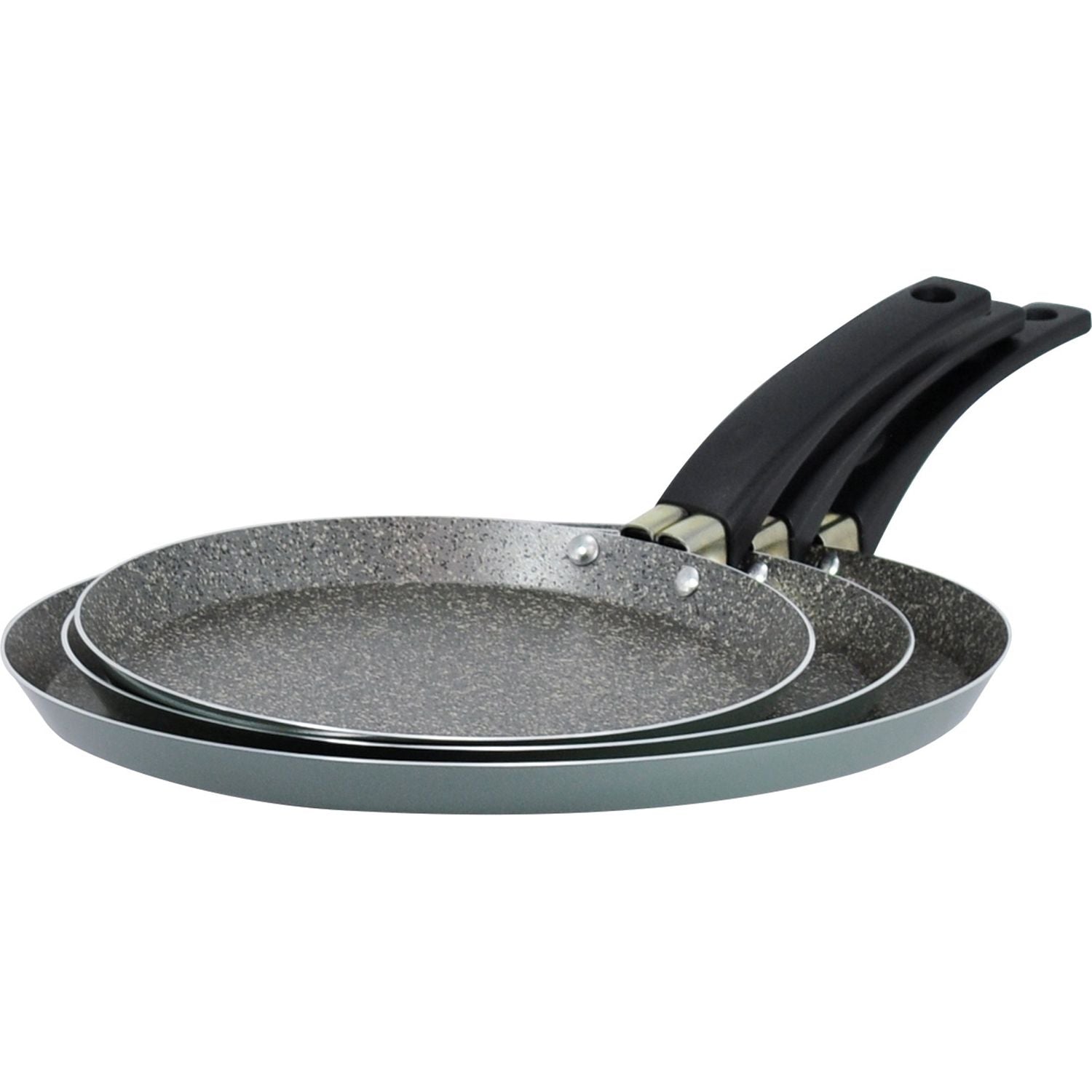 MAMÙ - Piastra Multiuso set 3 pezzi Linea Jet - diametro 20/24/28 cm