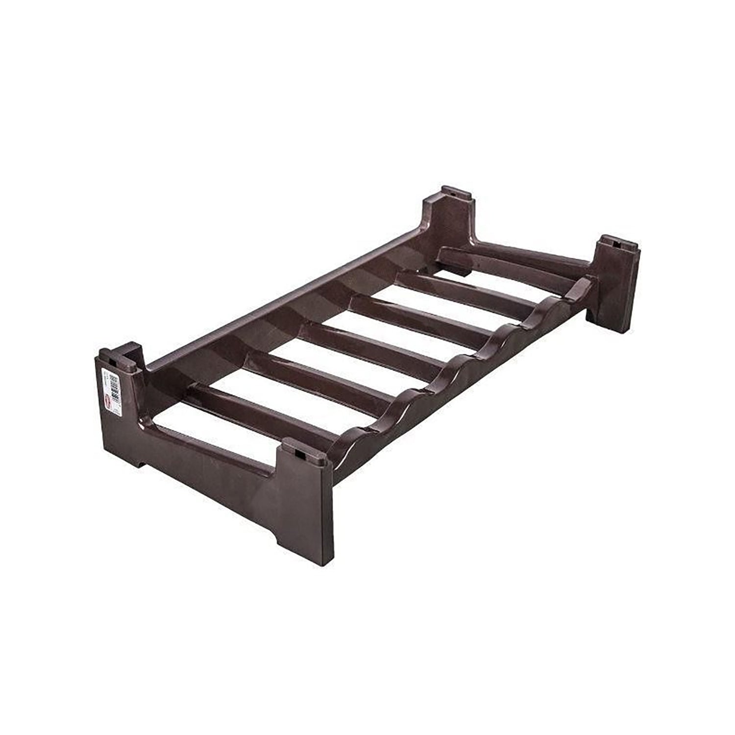 STEFANPLAST - Cantinetta Portabottiglie 6 Posti Salvaspazio Marrone Linea Cucina - h12x60x30 cm