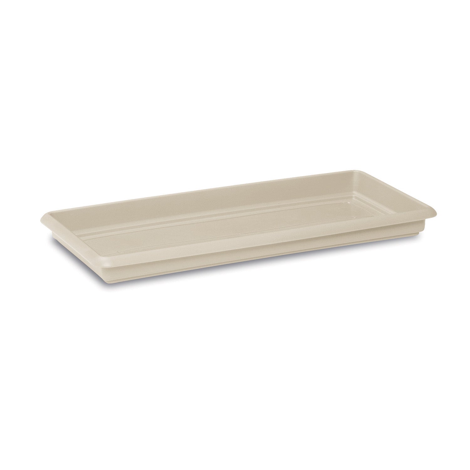 STEFANPLAST - Sottocassetta Maxi Rettangolare Linea Mediterraneo Bianco Travertino 80 cm - h6x80x33 cm