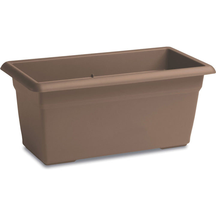 STEFANPLAST - Fioriera Rettangolare Linea Mediterraneo Tortora 100 cm - h40x100x45 cm