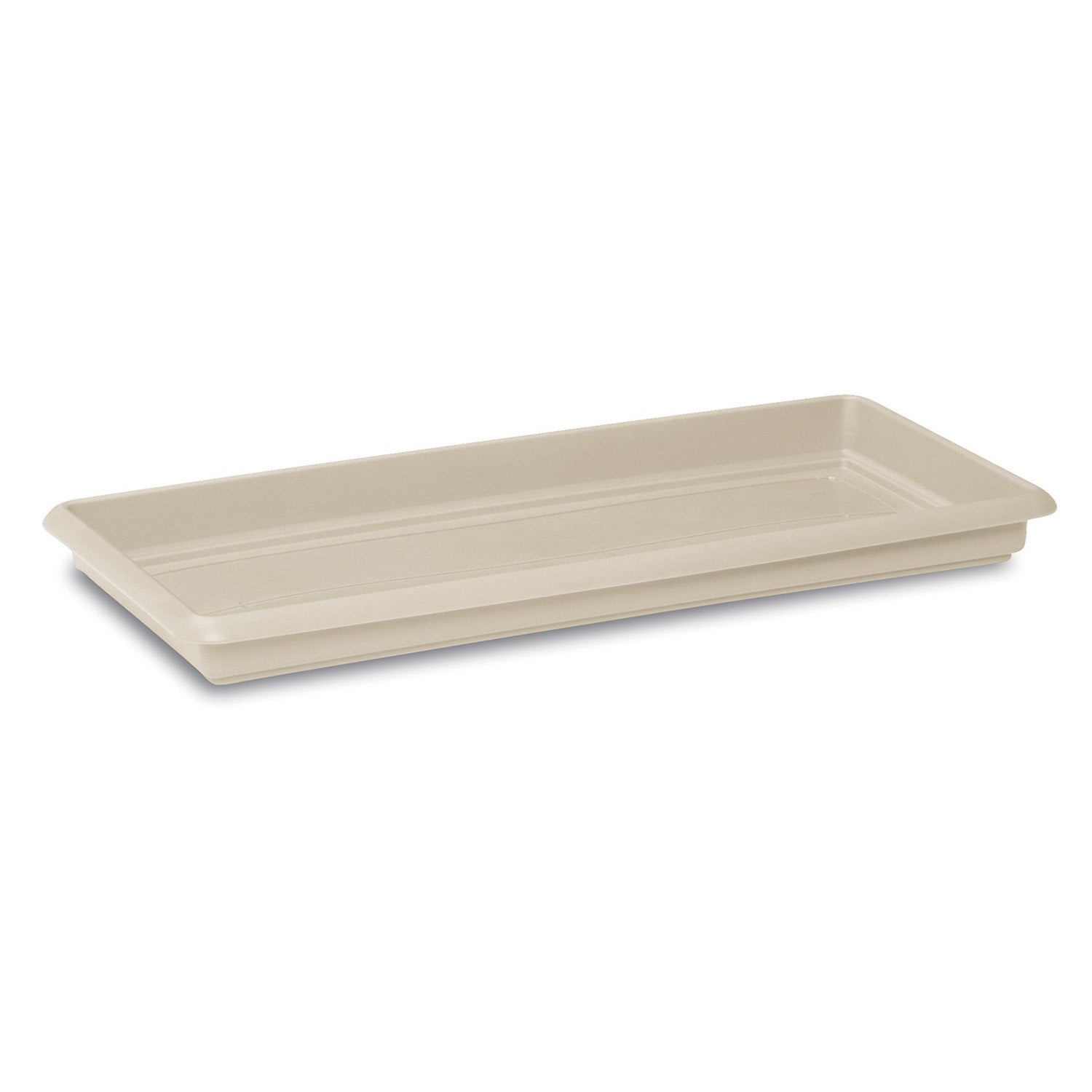 STEFANPLAST - Sottocassetta Maxi Rettangolare Linea Mediterraneo Bianco Travertino 100 cm - h6x100x38 cm