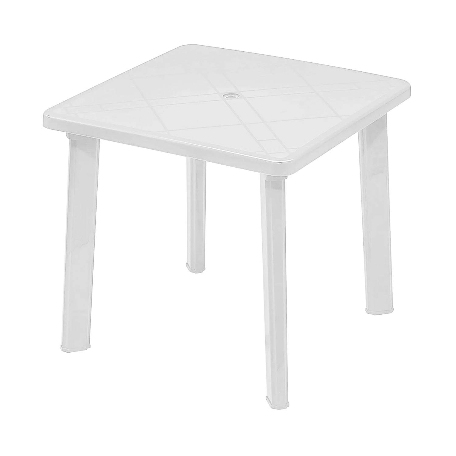 GRANDSOLEIL - Tavolo Rodi in Polipropilene Bianco 80x83 cm