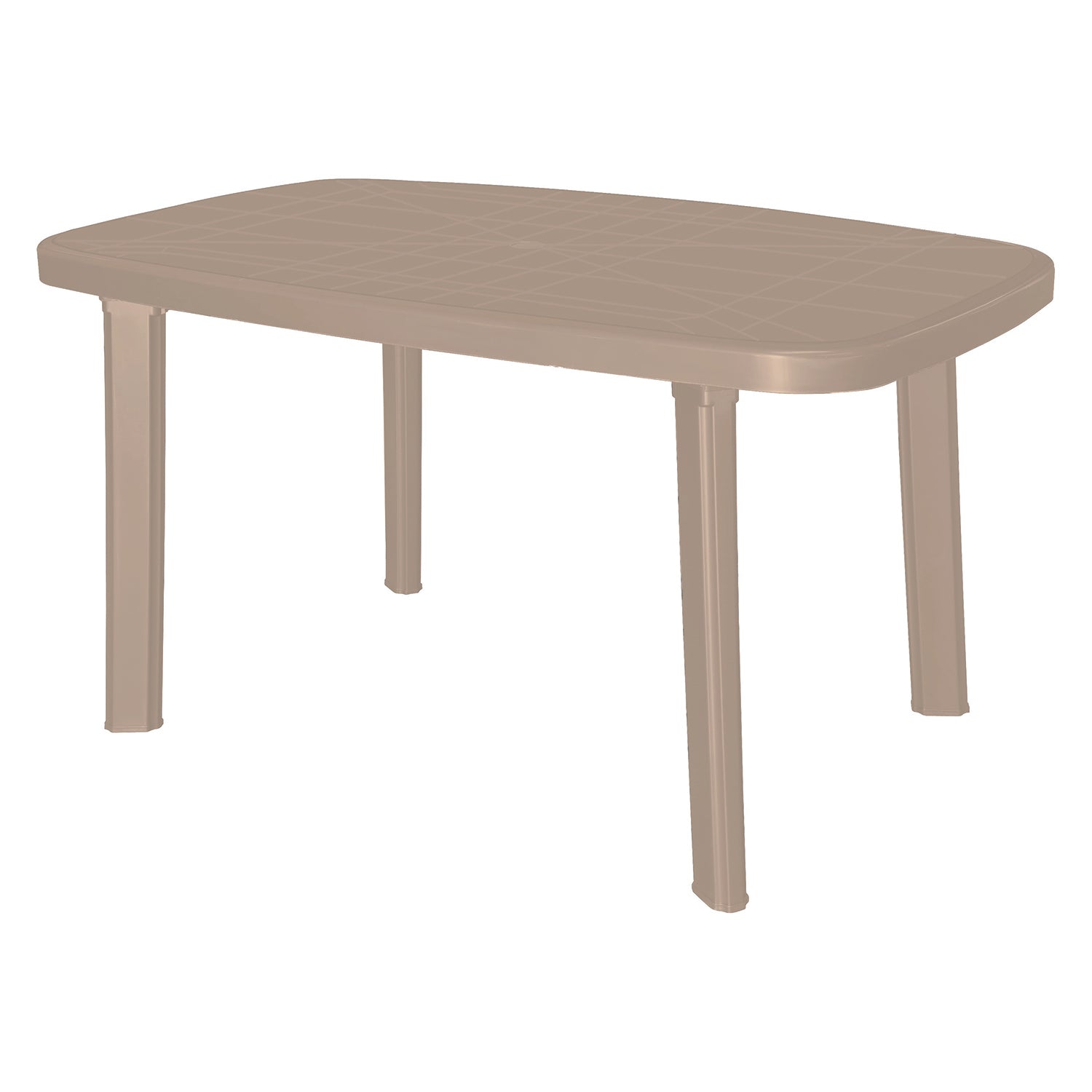 GRANDSOLEIL - Tavolo Ovale Saint Moritz in Polipropilene Juta 140x85 cm