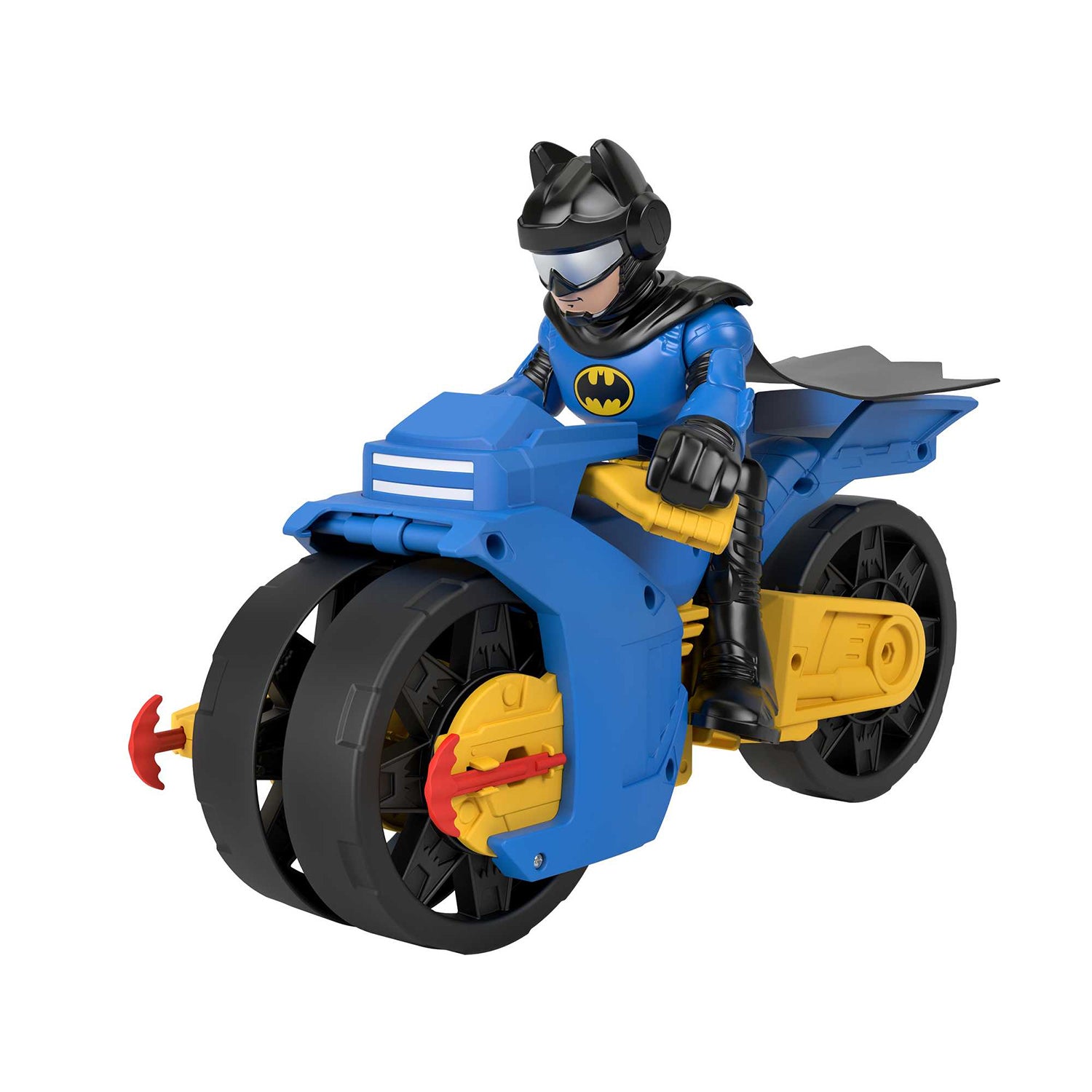 FISHER PRICE - Imaginext DC Super Friends Batcyle XL & Batman