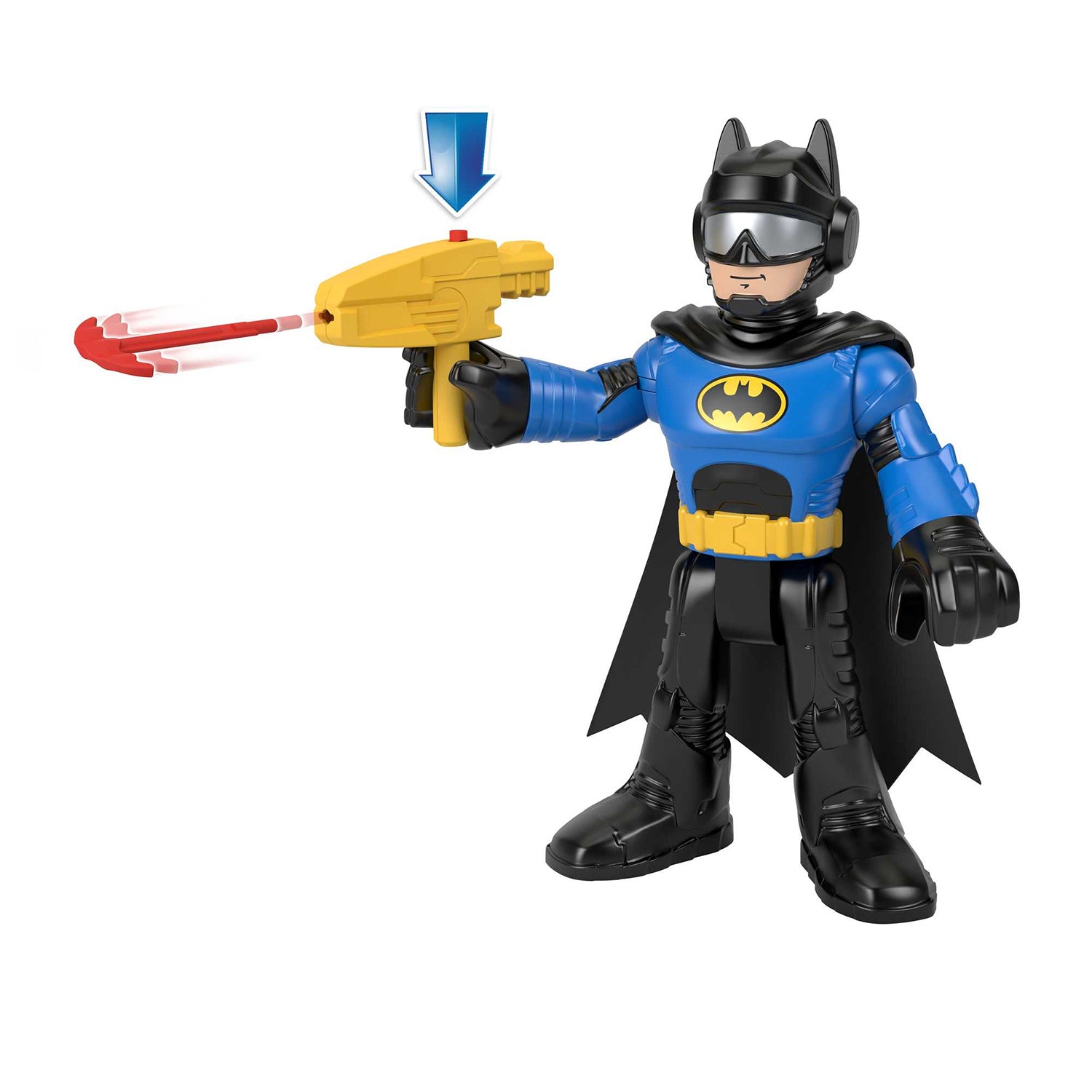 FISHER PRICE - Imaginext DC Super Friends Batcyle XL & Batman
