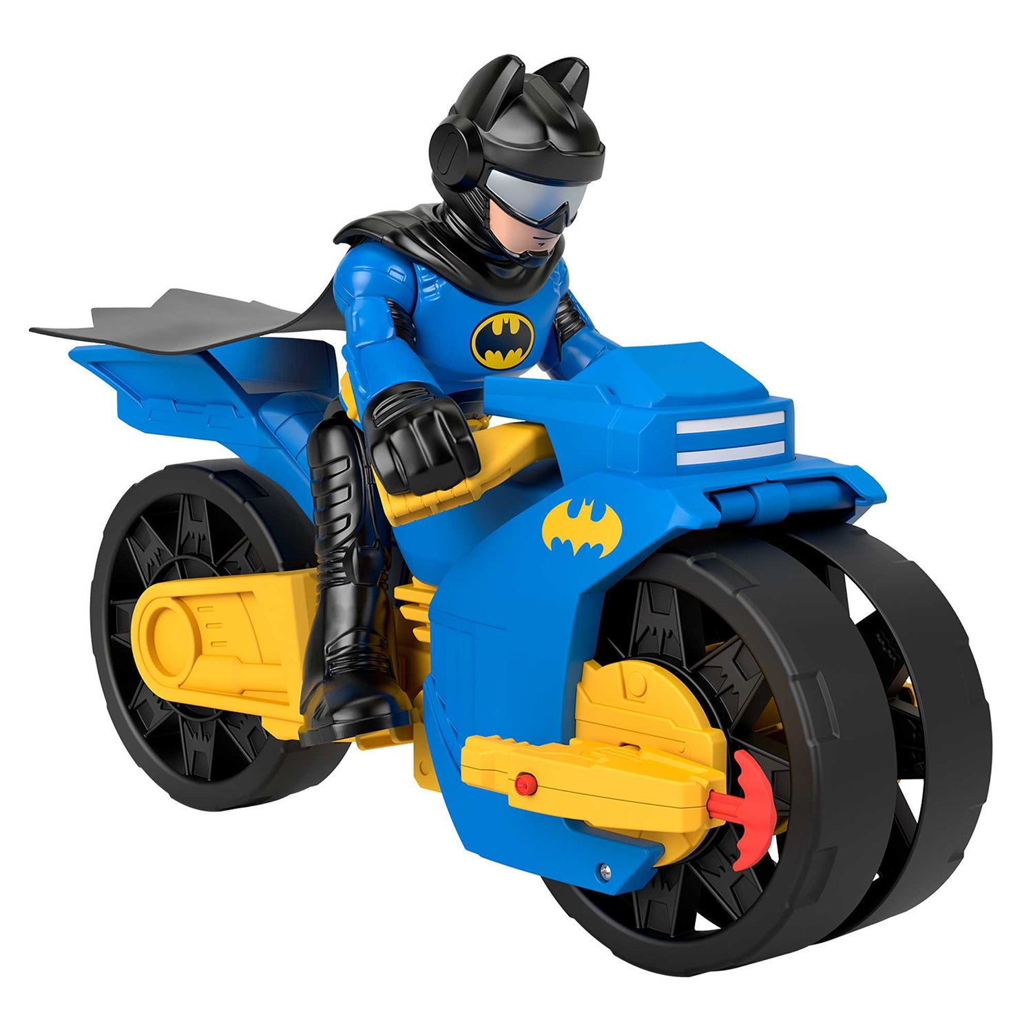 FISHER PRICE - Imaginext DC Super Friends Batcyle XL & Batman