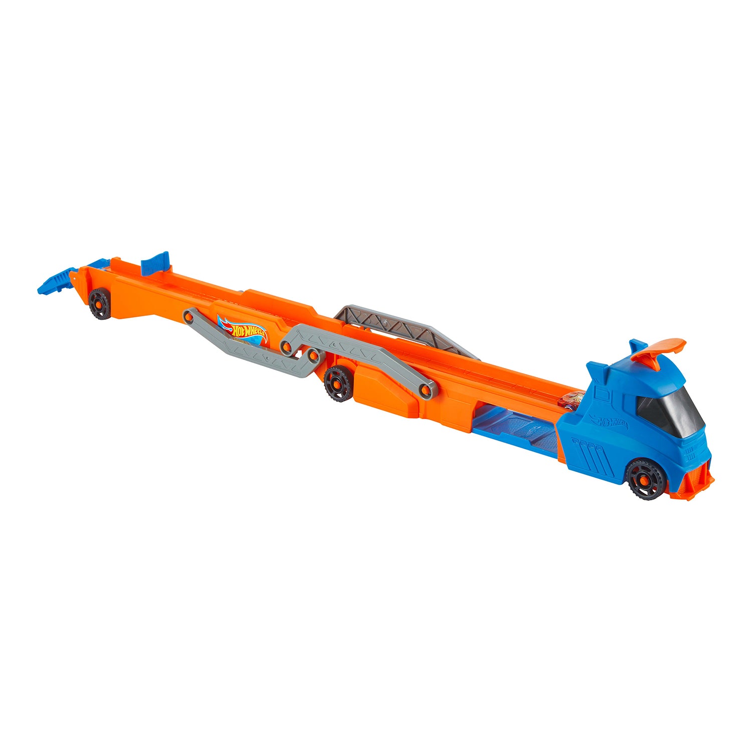 MATTEL - Hot Wheels City Speed Track Transporter Camion Pista con Lanciatore