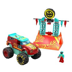 MATTEL - Hot Wheels Scontra E Schianta Monster Trucks - Percorso Acrobazie Estreme Demo Derby