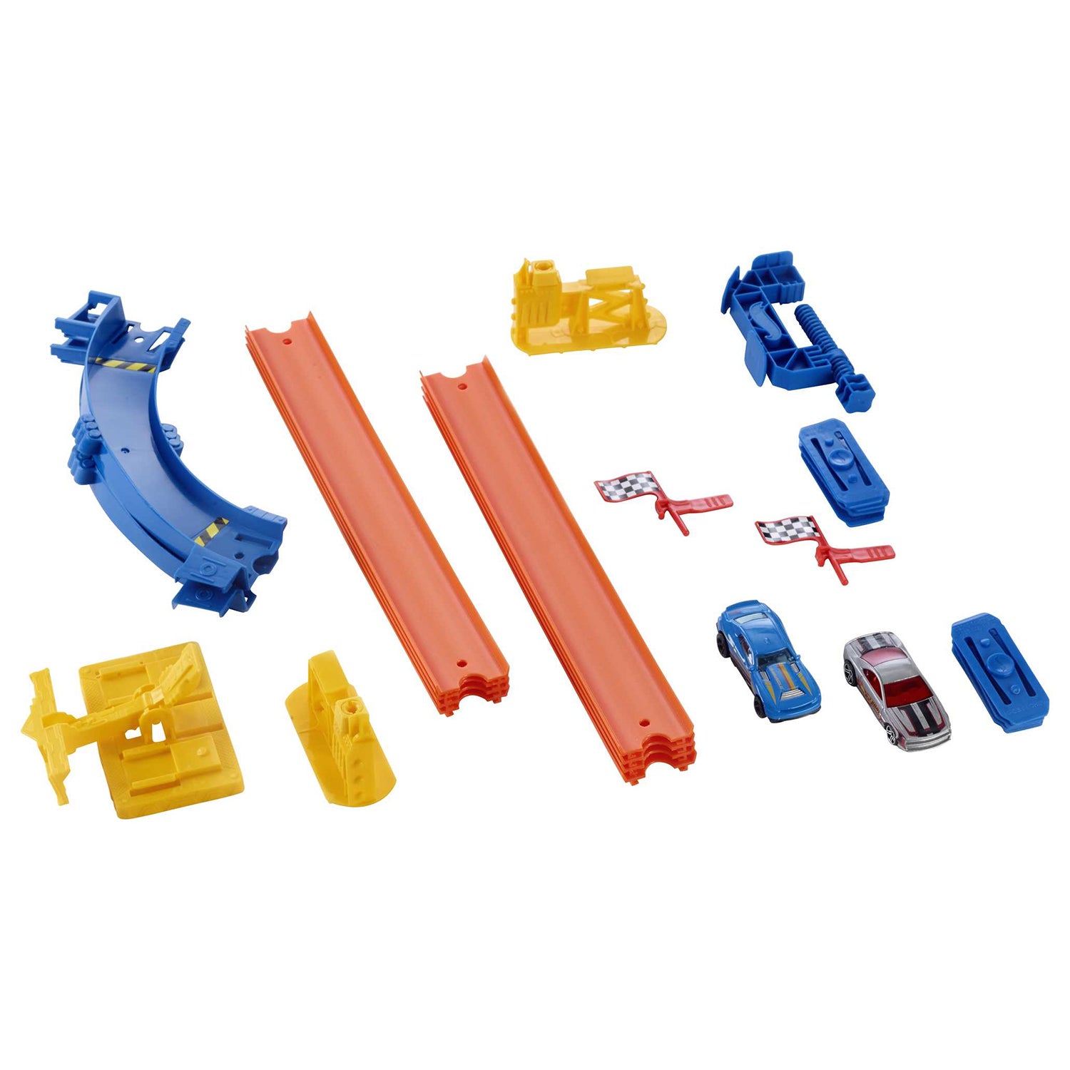 MATTEL - Hot Wheels Piste per Macchinine da Rally, Playset con Due Veicoli Assortiti