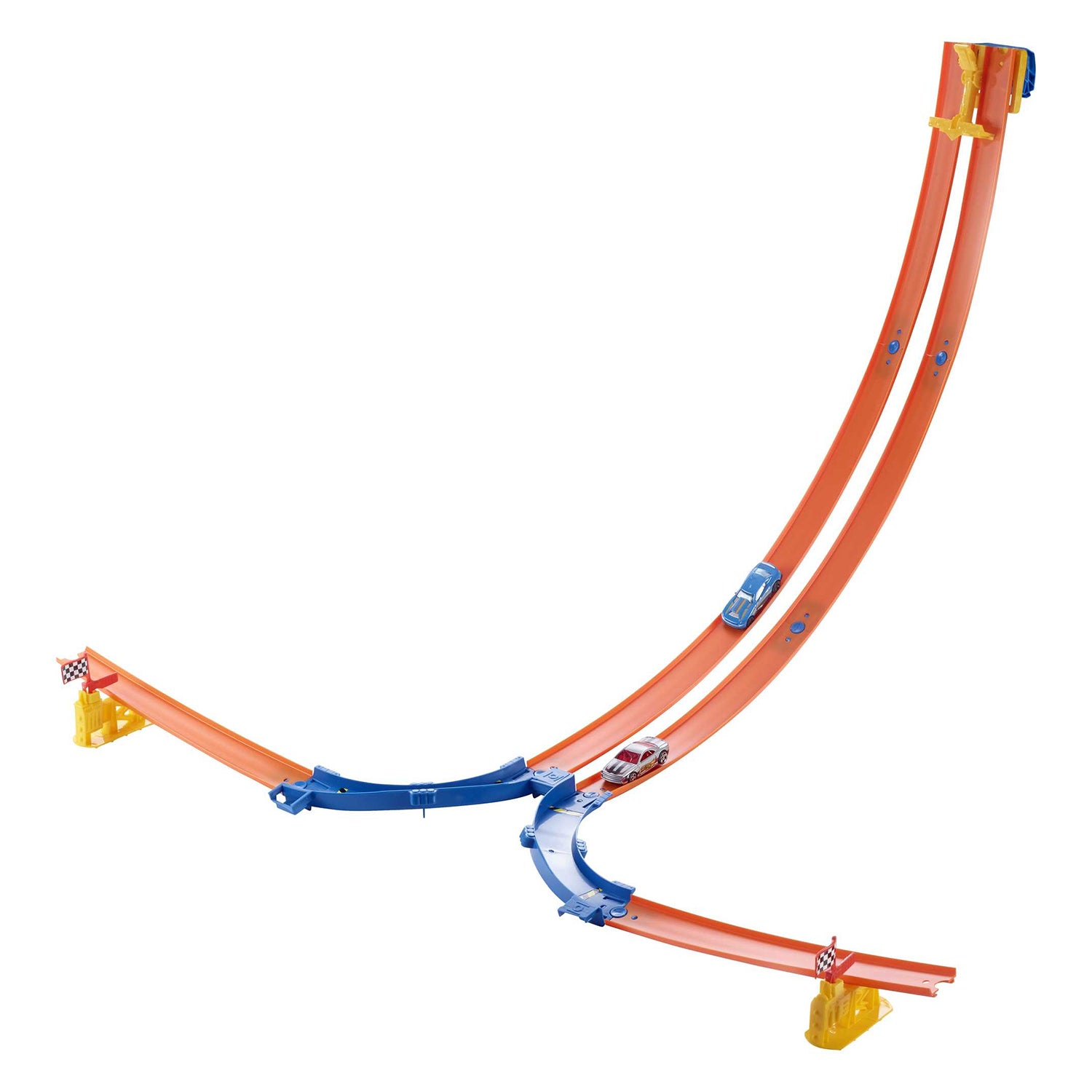 MATTEL - Hot Wheels Piste per Macchinine da Rally, Playset con Due Veicoli Assortiti