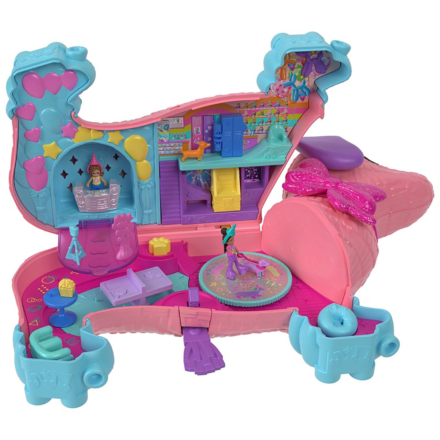 MATTEL - Polly Pocket Puppy Party La festa dei Cuccioli - Playset con 25 Sorprese