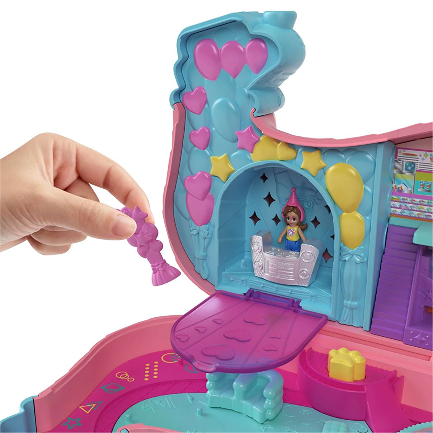 MATTEL - Polly Pocket Puppy Party La festa dei Cuccioli - Playset con 25 Sorprese