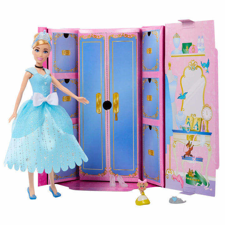 MATTEL - Disney Princess Cenerentola Bambola Alla Moda Con Sorpresa E Accessori