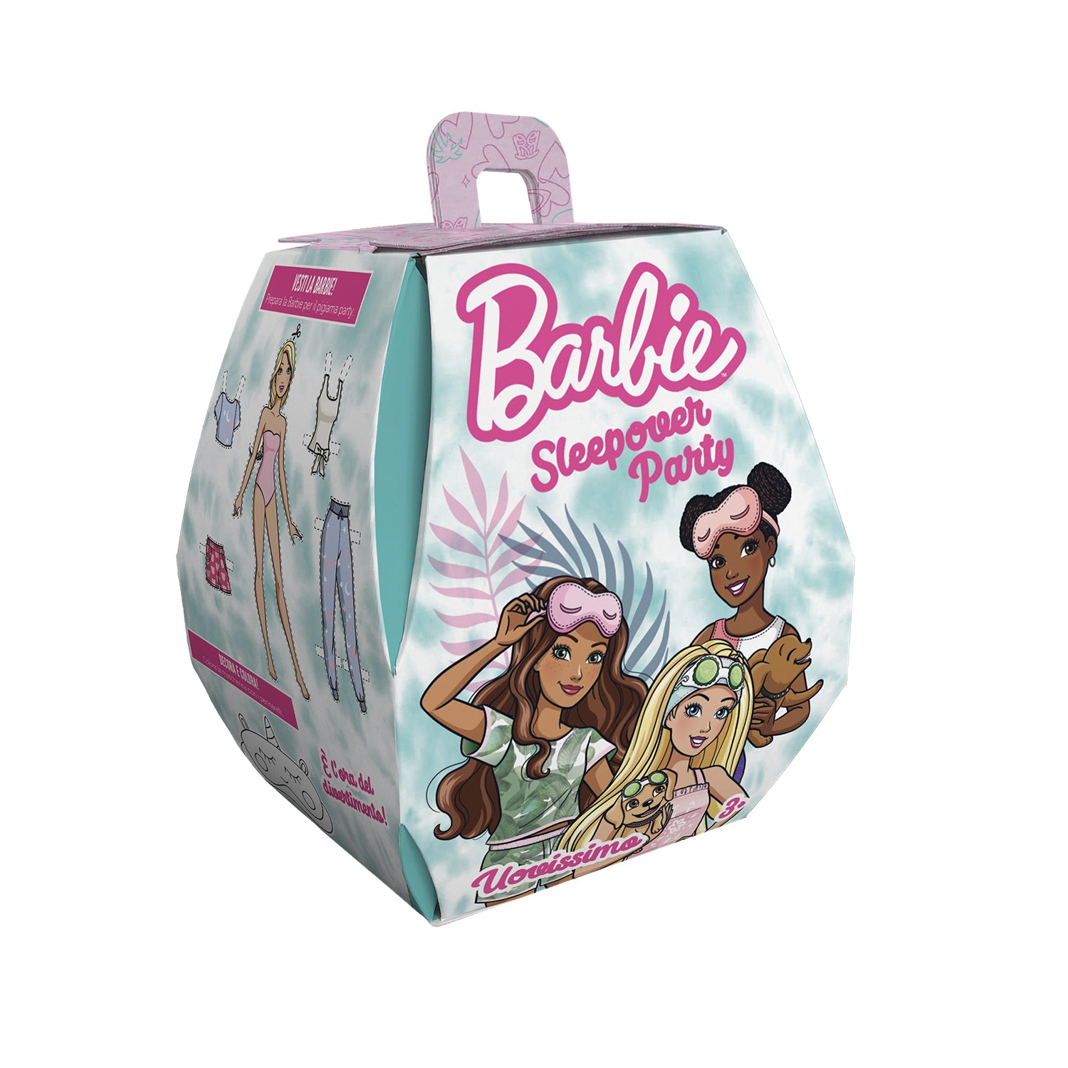 MATTEL - Barbie Uovissimo Sleepover Party - Maxi Uovo con Bambola Barbie Trendy e Accessori Creativi