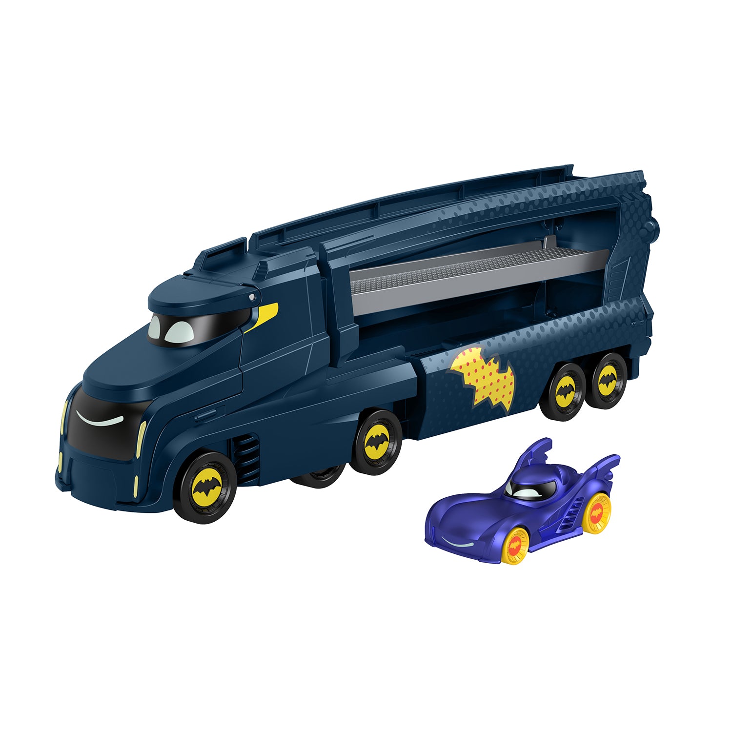 FISHER PRICE - Batwheels Bat-Autotreno con Bam Batmobile