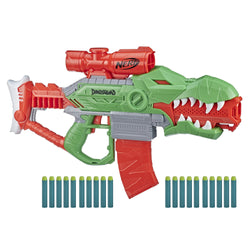 HASBRO - Nerf DinoSquad Rex-Rampage Blaster con 20 dardi