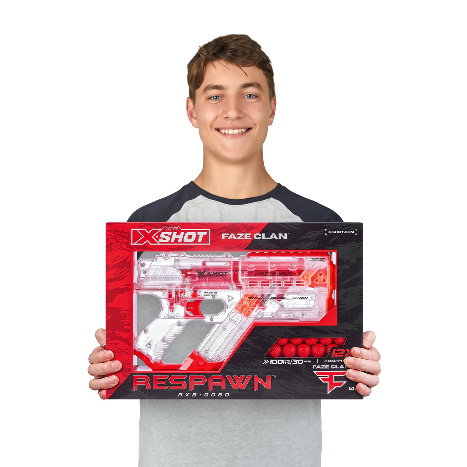 ZURU - XShot Faze Respawn Blaster con 12 Colpi inclusi
