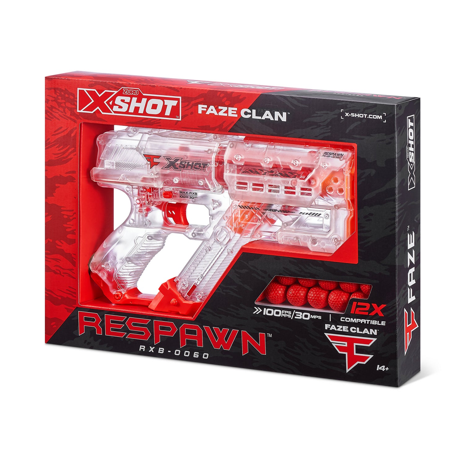 ZURU - XShot Faze Respawn Blaster con 12 Colpi inclusi