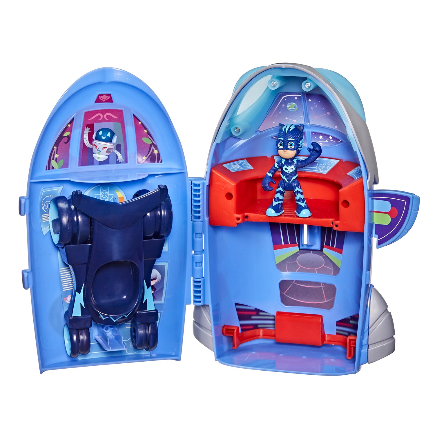 HASBRO - PJ Masks Super pigiamini Quartier Generale 2 in 1 HQ