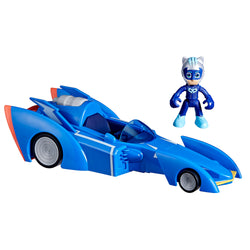 HASBRO - PJ Masks Super pigiamini Cat Racer Veicolo con luci e suoni