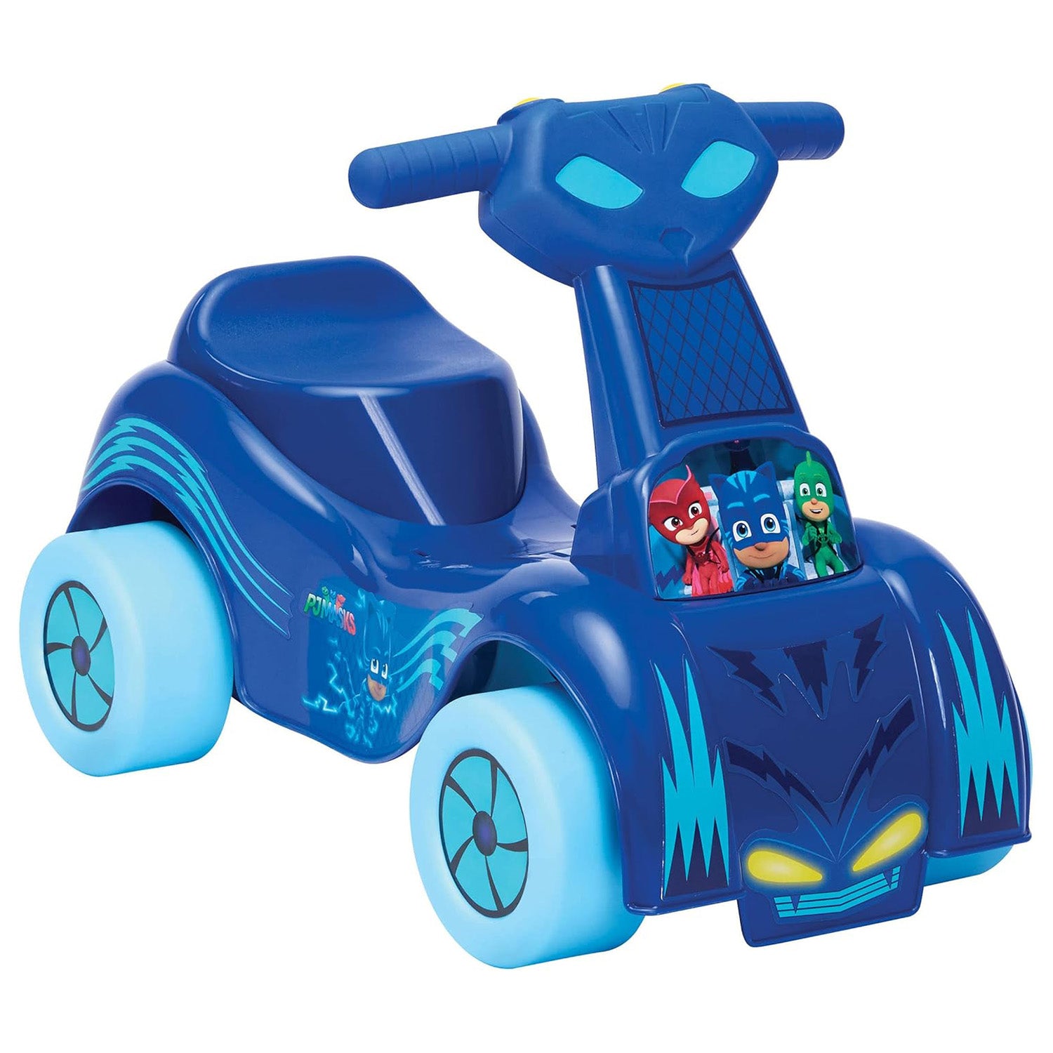 JAKKS - Veicolo Cavalcabile PJ Masks con suoni Catboy Cat Car Ride-On