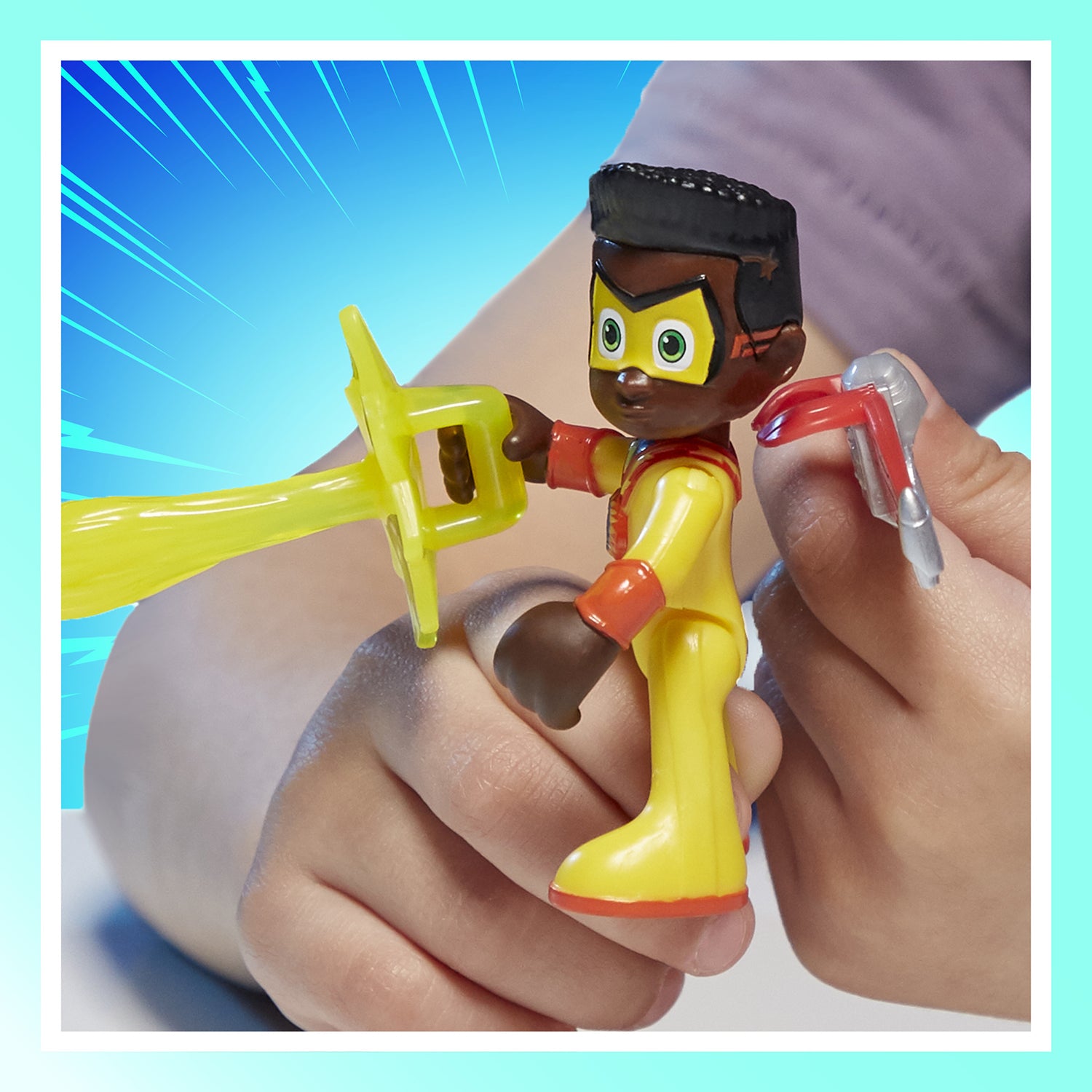 HASBRO - PJ Masks Power Heroes Set 6 Personaggi con Accessori 20 Pezzi