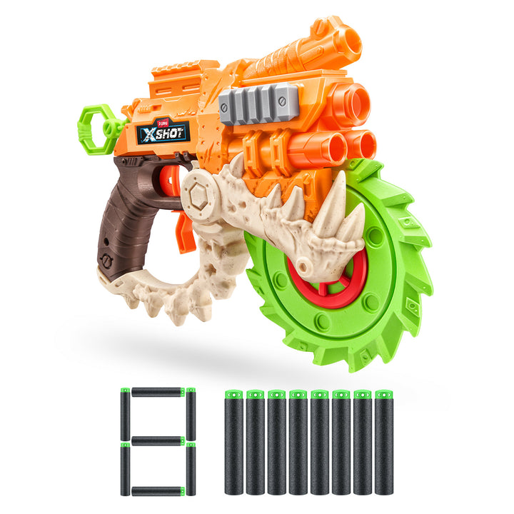 ZURU - XShot Insanity HorrorFire Reaper X con Lama Rotante e 8 Dardi inclusi