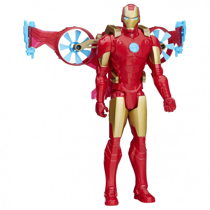 HASBRO - Iron Man Titan Hero con Hover Pack h30 cm