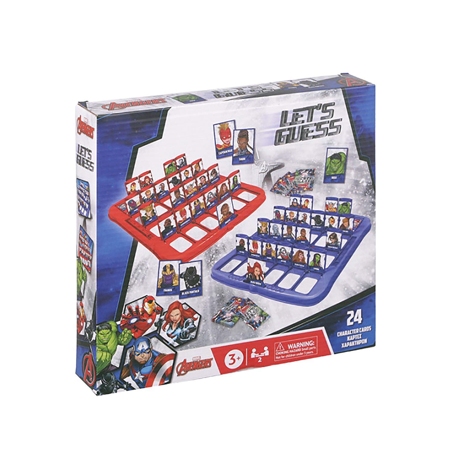 DIAKAKIS - Marvel Avengers Let's Guess Gioco Indovina il Personaggio con 24 Carte 3+ Anni