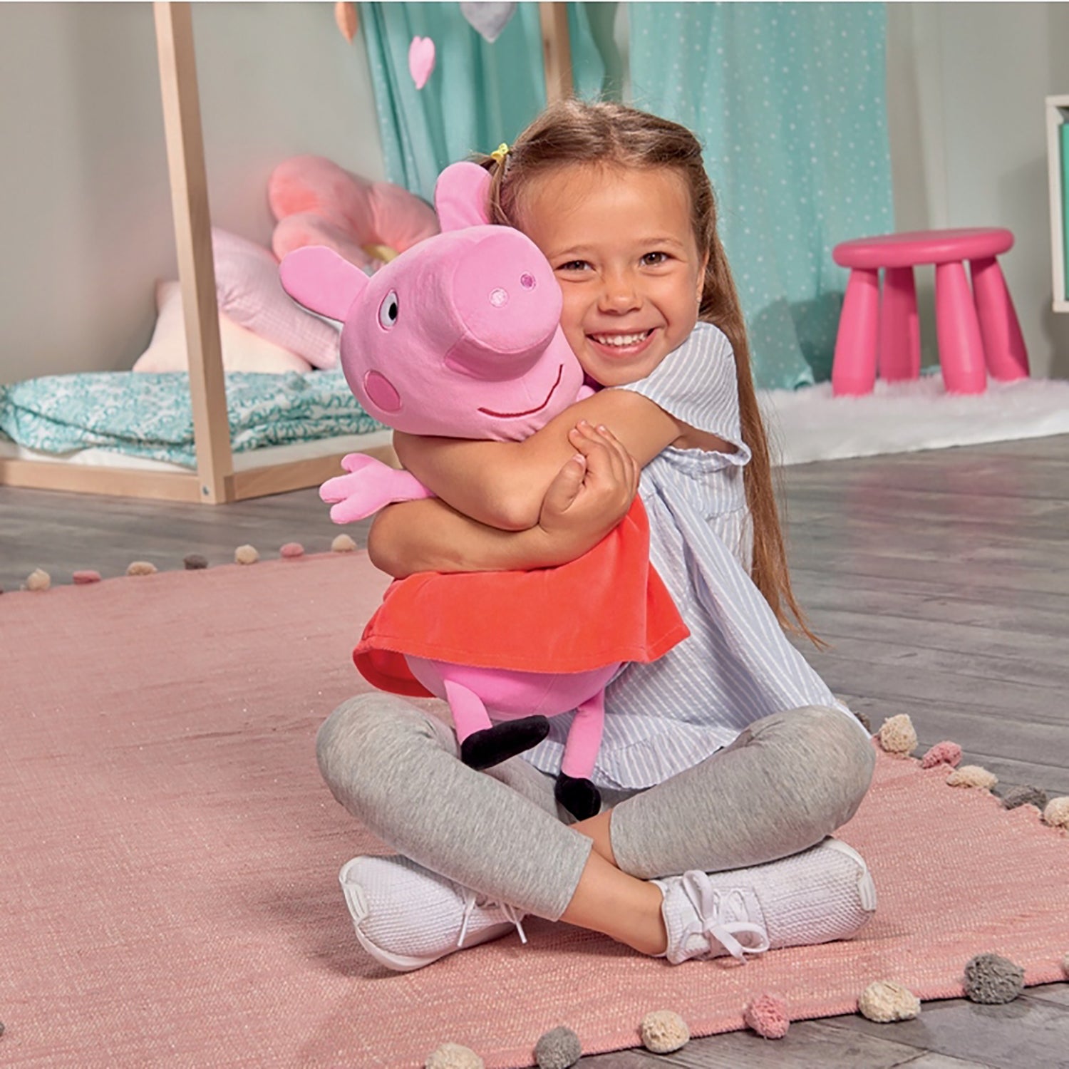 SAMBRO - Peppa Pig Peluche h50 cm