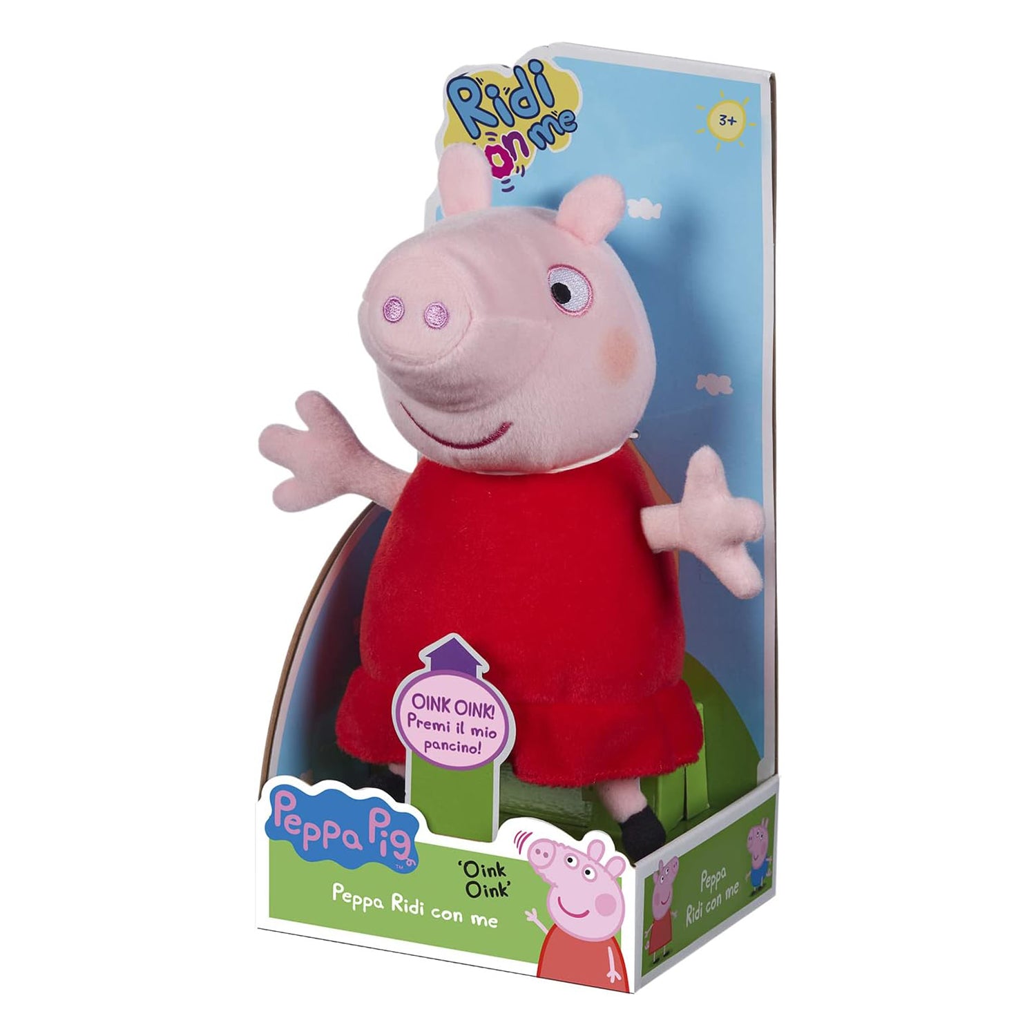 HASBRO - Peppa Pig Ridi con Me - Peluche Interattivo