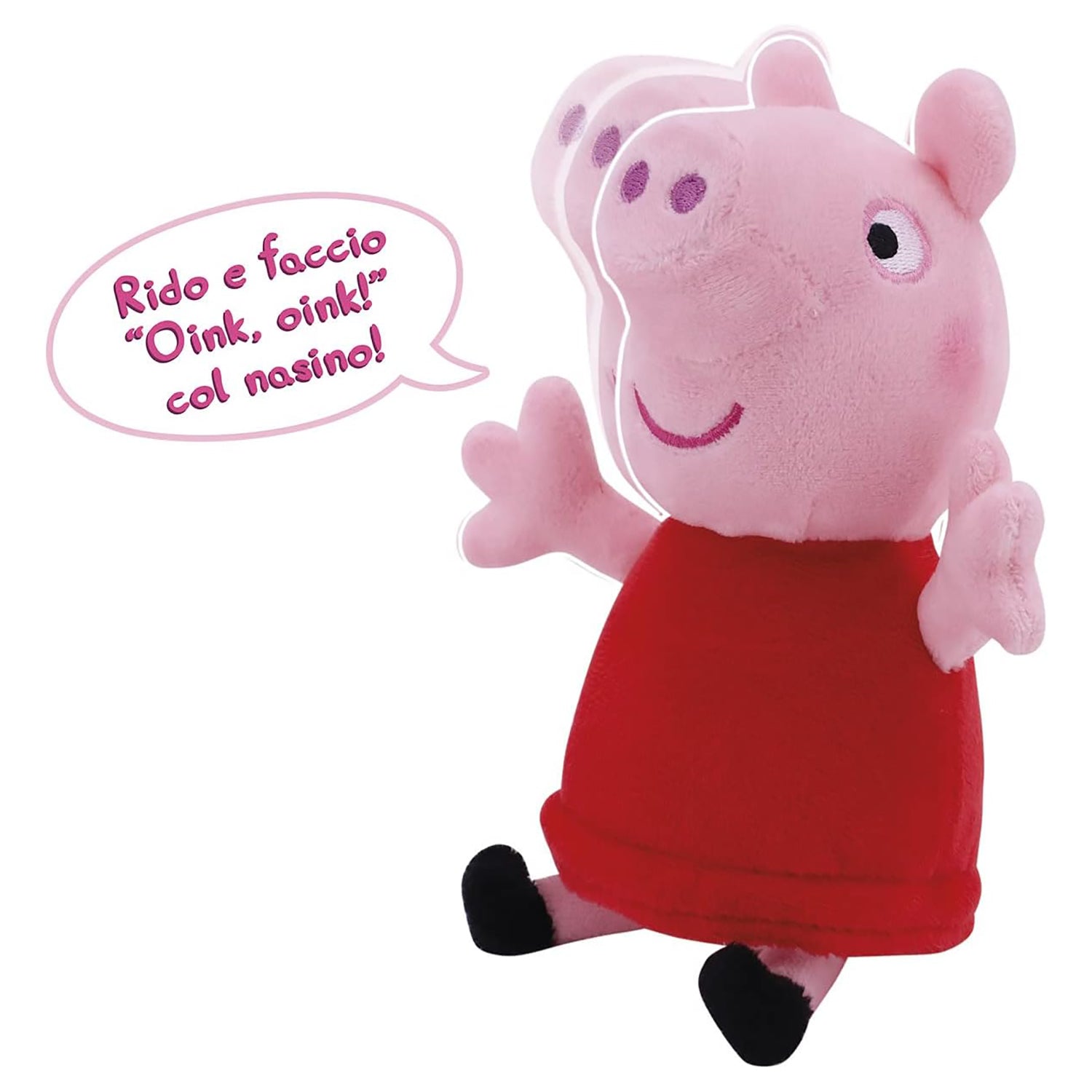 HASBRO - Peppa Pig Ridi con Me - Peluche Interattivo