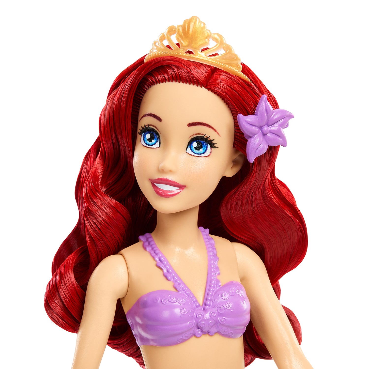 MATTEL - Disney Princess Ariel con Piscina e Sabbia Modellabile - Set Bambola e Accessori