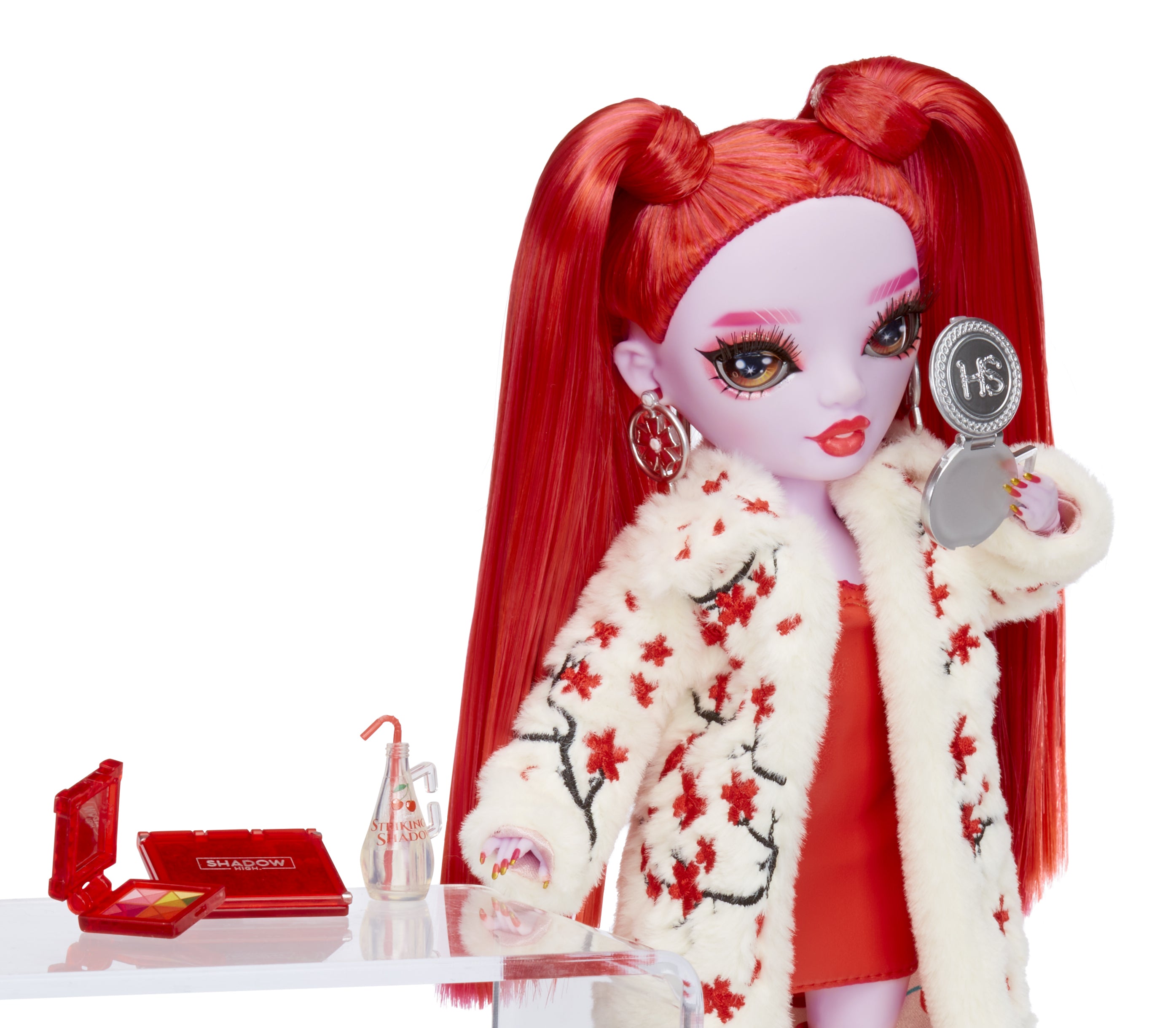 MGA ENTERTAINMENT - Rainbow High Shadow High Doll con Accessori - Berrie Skies, Rosie Redwood e Scarlet Rose