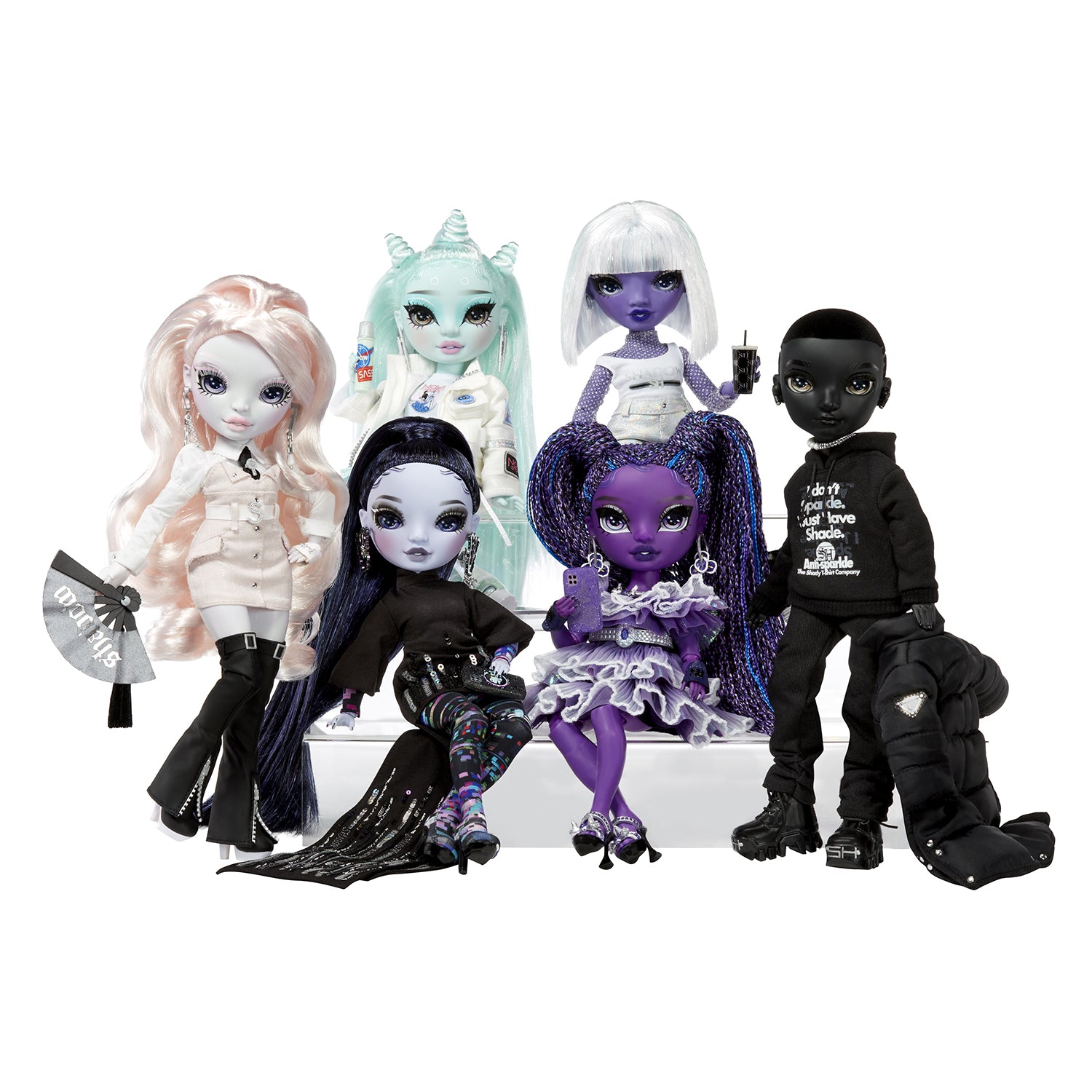 MGA ENTERTAINMENT - Rainbow High Shadow High Dia Mante Doll con Accessori