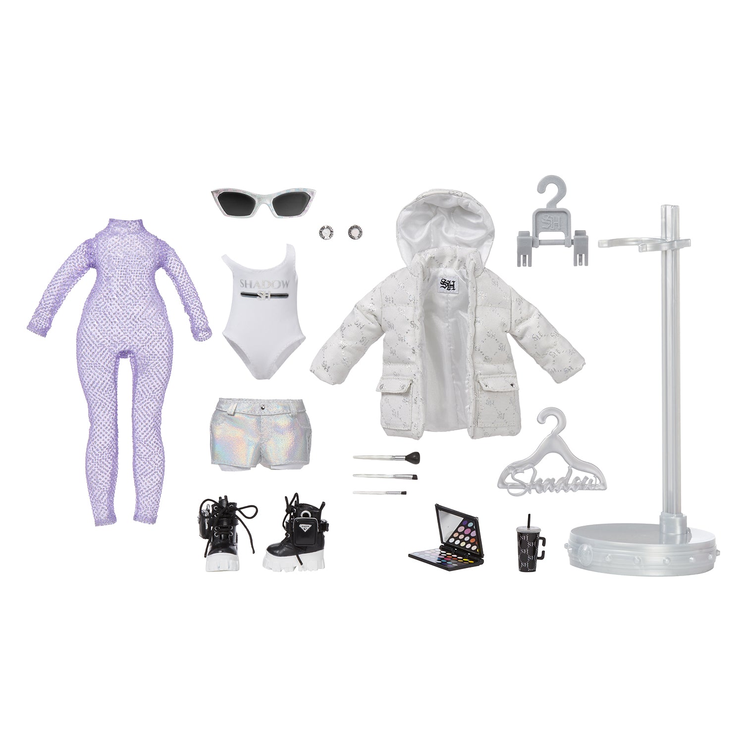 MGA ENTERTAINMENT - Rainbow High Shadow High Dia Mante Doll con Accessori